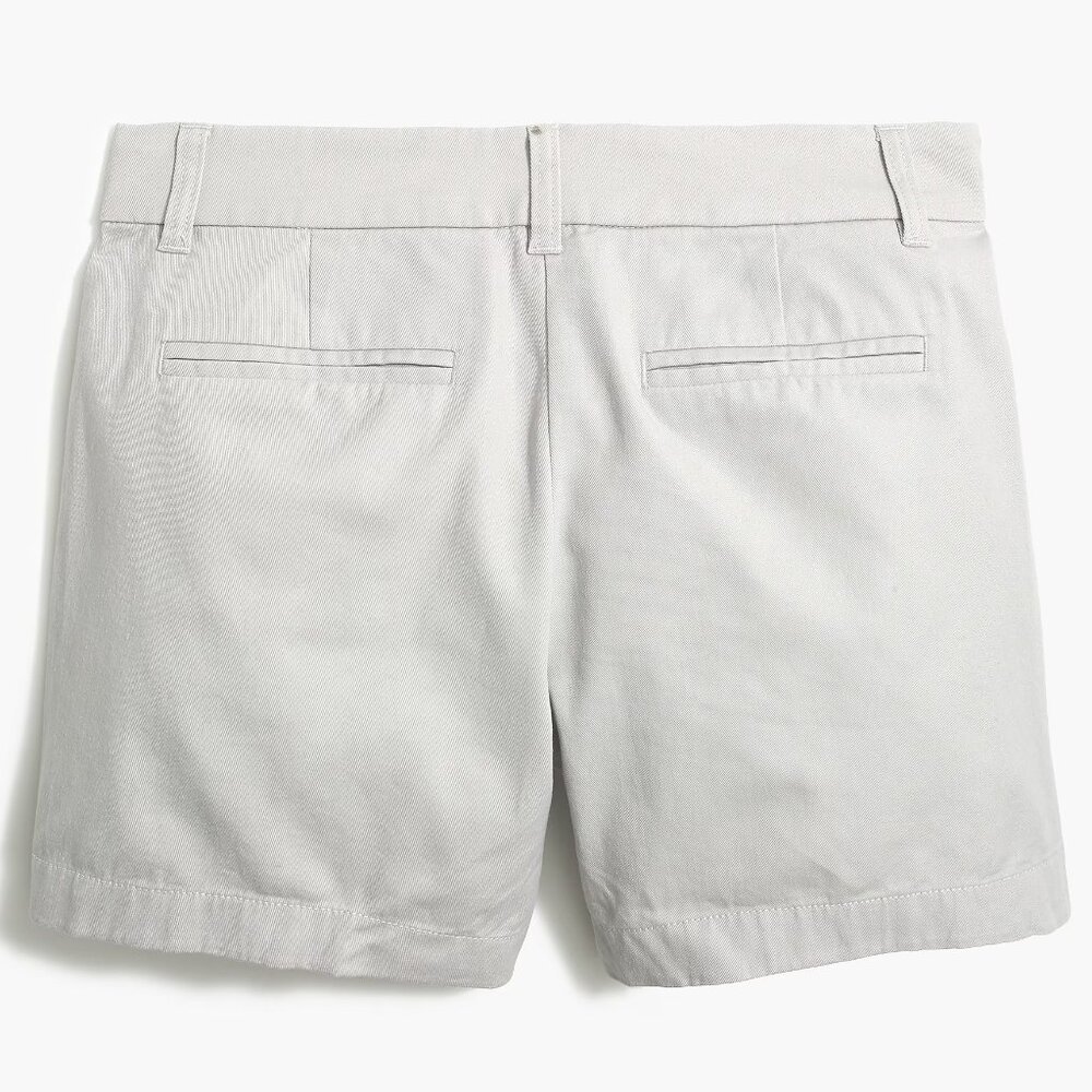J. Crew Oyster Grey 5" Classic Chino Short/NWT/Size 14 - Picture 2 of 12